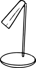 sketch lamp light bulb desk office