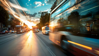Fototapeta premium Logistics transport background