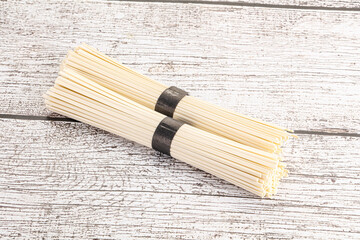 Asian cuisine - raw udon noodle