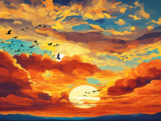 World birds migrating day