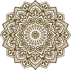 Beautiful mandala art, vector mandala design