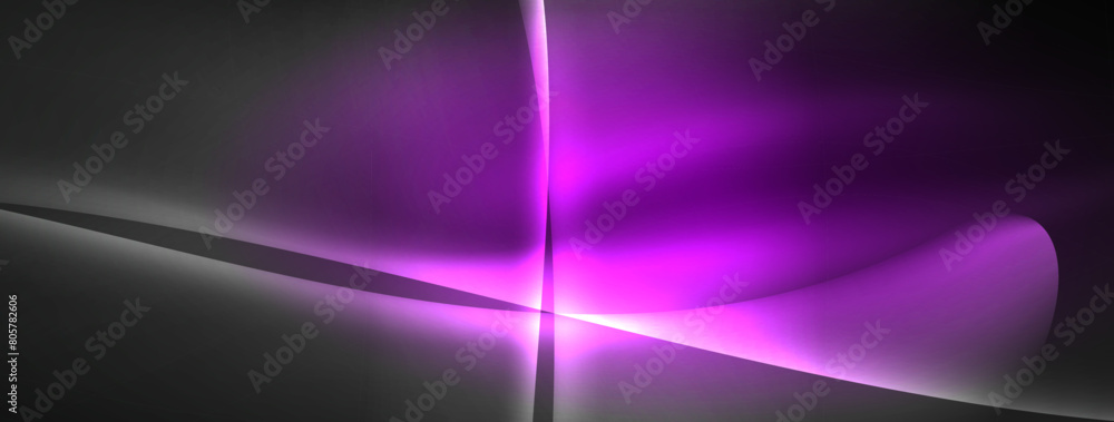 Poster a vibrant purple light illuminates the dark background, creating a mesmerizing visual effect. the mi