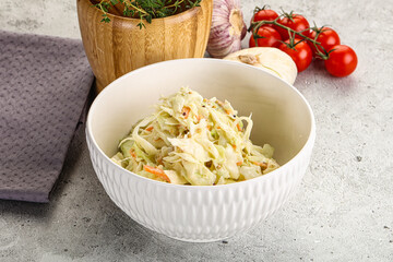 Dietary tasty Cole slaw salad