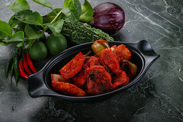 Indian cuisine - chicken tikka barbecue