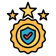 Brand Reputation Icon Element For Design