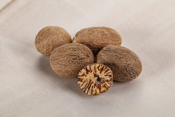Aroma seasoning Nutmeg for cooking