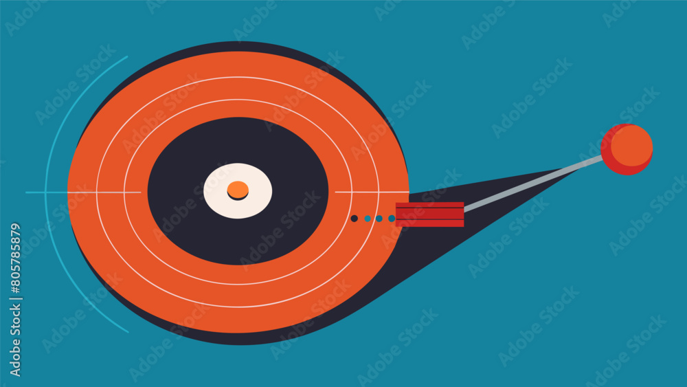 Poster a single bold line dominates the center of the canvas representing the driving force of a records be