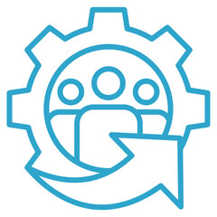 Employee Development Icon Element For Design