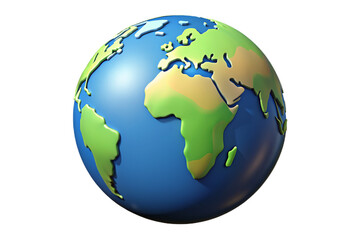 Earth or Globe 3D Icon