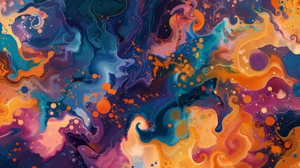 Experience the magic of Mardi Gras with this captivating digital watercolor background