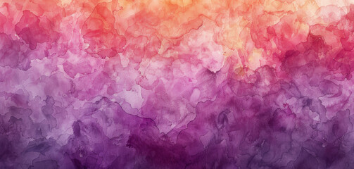 Fototapeta premium A colorful painting with a purple background and pink and orange swirls