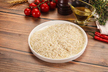 Indian cuisine - raw basmati rice