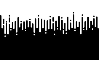 Abstract black mustard rounded lines background