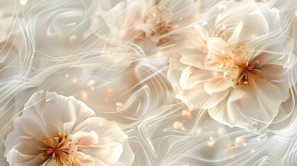 Mesmerizing Blooming Flowers for Relaxation and Wellbeing Generative ai