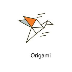 Origami Icon. Vector Icon Design