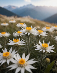 white mountain flowers