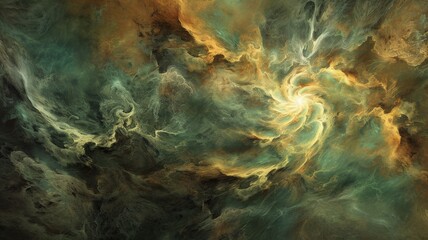 Fototapeta premium color photo of a picturesque sky adorned with wispy clouds, their delicate and intricate patterns creating a sense of movement and fluidity,