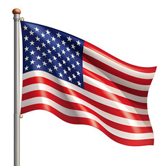 Background of shiny united states flag
