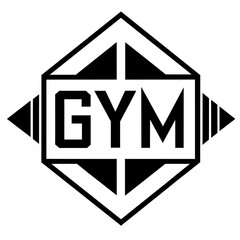 Naklejka premium design-a-professional-gym-logo-with-the-text--gym- (2)