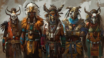 Fototapeta premium I imagine an image of a colorful temple in Asia, featuring statues and sculptures depicting various gods and goddesses The architecture reflects the rich religious andI imagine an image of a colorful 