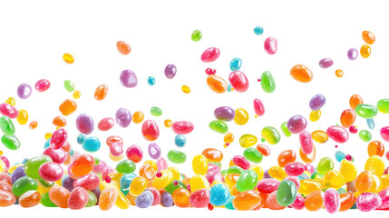 Mixed collection of colorful candy