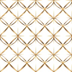 Pattern geometric line abstract gold luxury  one White background .