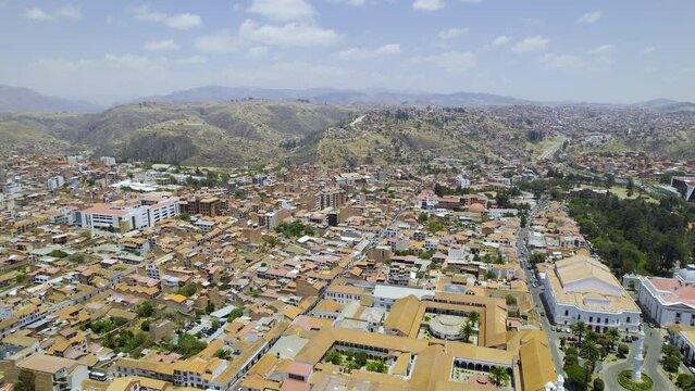 Ciudad y cerros. Sucre, Bolivia.