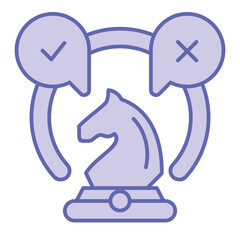 Strategic Alignment  Icon blue
