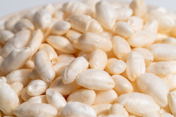 Close up of rice popcorn