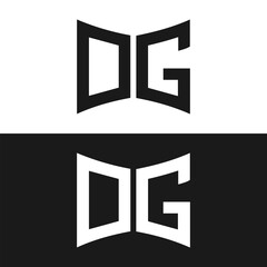 OG set ,OG logo. O G design. White OG letter. OG, O G letter logo design. Initial letter OG letter logo set, linked circle uppercase monogram logo. O G letter logo vector design. 