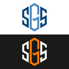 SGS set ,SGS logo. S G S design. White SGS letter. SGS, S G S letter logo design. Initial letter SGS letter logo set, linked circle uppercase monogram logo. S G S letter logo vector design. 