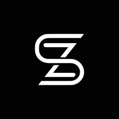 ZS set ,ZS logo. Z S design. White ZS letter. ZS, Z S letter logo design. Initial letter ZS letter logo set, linked circle uppercase monogram logo. Z S letter logo vector design. 