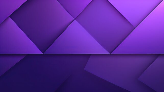 Modern abstract purple presentation background with 3d geometric panels and gradation triangle design in blue and purple tones


