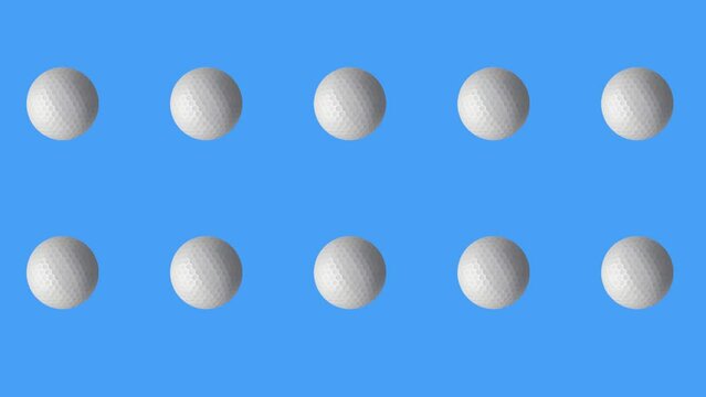 Golf balls background