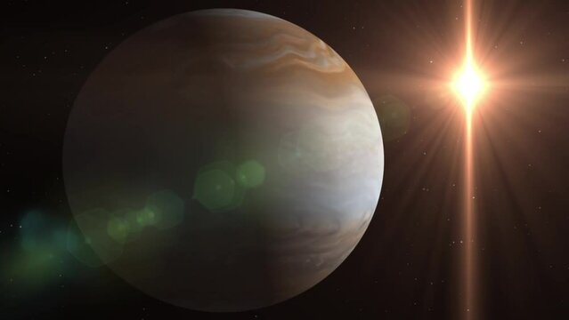 Jupiter and Sun animation