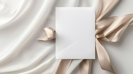 Embrace minimalistic elegance with Luxury wedding invitation with simple and minimalist style, template sharpened for greeting cards with copy space on center