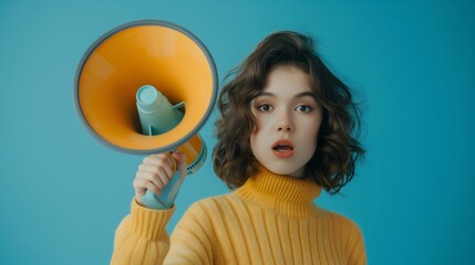 Amplifying Voices: The Girl Takes Center Stage, Empowering Others with Her Message