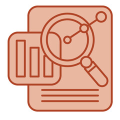 Data Analysis  Icon brown