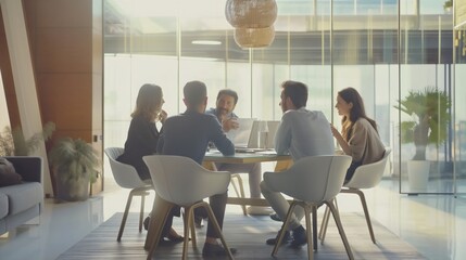 Brainstorming Brilliance: Minds Merge and Ideas Flourish in the Business Meeting