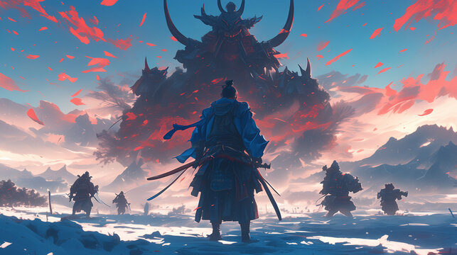 武将の姿
