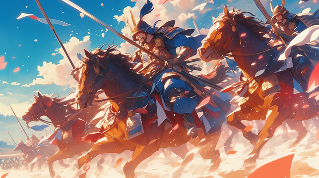 武将の姿