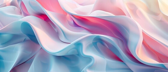 Light elegant dynamic abstract visuals capture the essence of pastel tone geometric shapes, ideal for sophisticated contexts, Sharpen 3d rendering background