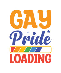 Gay pride loading T-shirt Design Rainbow friends SVG, Rainbow friends PNG, Sublimation, Transfer, Digital download, Vector illustration,Bright Rainbow SVG,Colorful