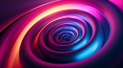 Obraz premium A dynamic swirl of vibrant blue and purple tones, ideal for use in digital art and abstract background themes.
