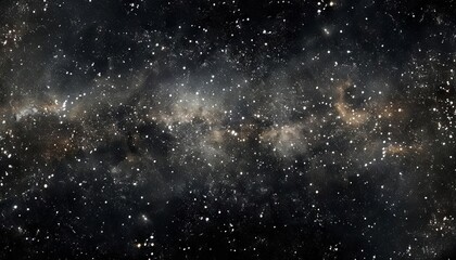 Obraz premium A cosmic gradient shifting from deep space black to starlit silver, capturing the mystery of the night sky