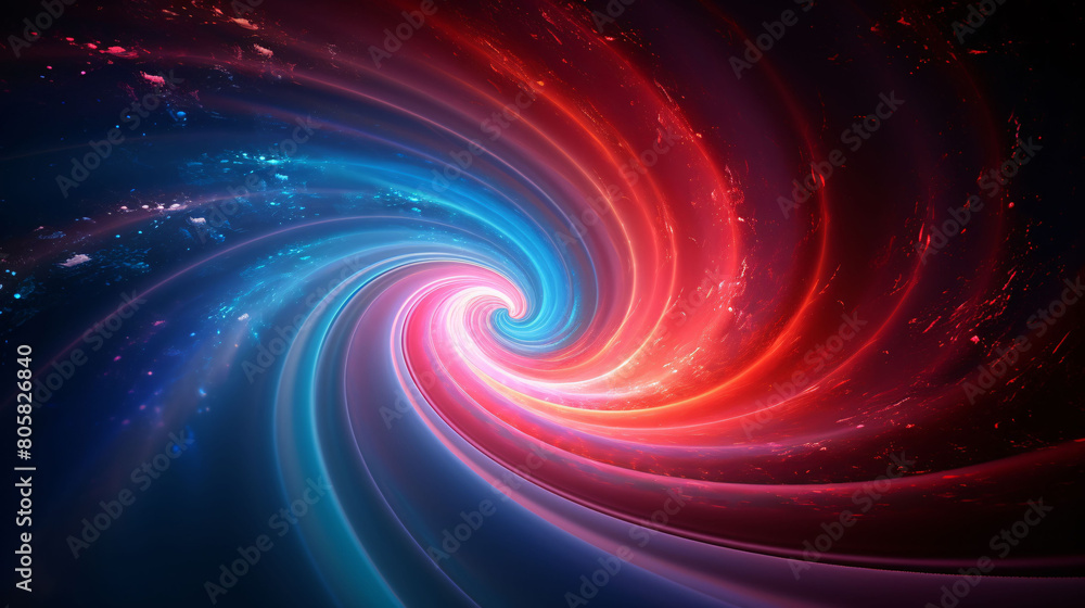 Wall mural digital galaxy colorful black hole scene abstract graphic poster web page ppt background