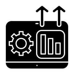 Growth Strategy  Icon glyph