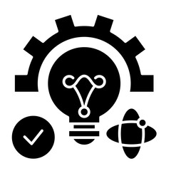 Innovation Ideas  Icon glyph