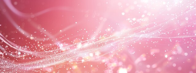 A pink background with glowing lines and sparkles, creating an enchanting atmosphere for your romantic.