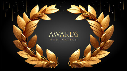 Golden Laurel Wreath Winner Award Nomination. Prestigious Recognition in Luxury 3D Design Concept and Abstract Corporate Elegance.